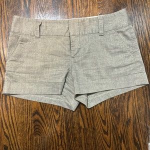 Alice + Olivia Cady Shorts , Silver Metallic, Size 8